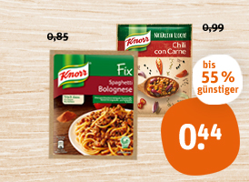 Knorr Fix oder Knorr natürlich lecker