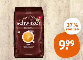 Schwiizer Schüümli Kaffeebohnen