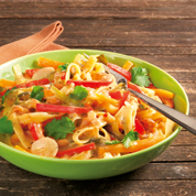 Ein-Topf-Pasta – Thai-Nudeln in Erdnusssauce