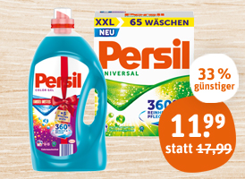 Persil Universal- oder Colorwaschmittel XXL