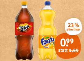 Coca-Cola, Fanta, Sprite oder Mezzo Mix