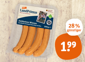 tegut... LandPrimus Delikatess-Wiener