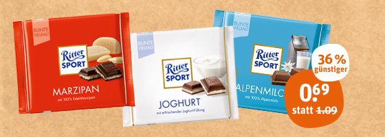 Ritter Sport Schokolade Bunte Vielfalt