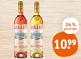 Lillet Blanc oder Rosé