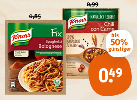 Knorr Fix oder Knorr natürlich lecker