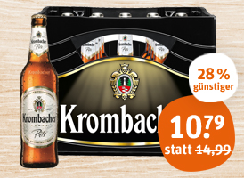 Krombacher Pils1 oder Alkoholfrei