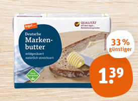 tegut... Deutsche Markenbutter