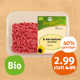 BioLust Bio-Rinderhackfleisch