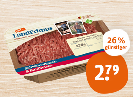 tegut... LandPrimus Hackfleisch gemischt