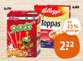 Kellogg’s Choco Krispies, Toppas oder Smacks