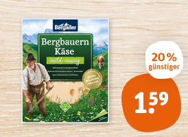 Bergader Bergbauern Käse-Scheiben