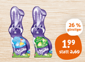 Milka Schmunzelhasen