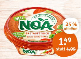 NOA Brotaufstrich oder Hummus