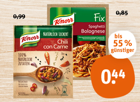 Knorr Fix oder Knorr natürlich lecker