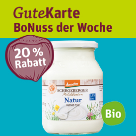 auf demeter Schrozberger Milchbauern Bio-Naturjoghurt