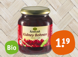 Alnatura Bio-Kichererbsen oder Bio-Kidneybohnen