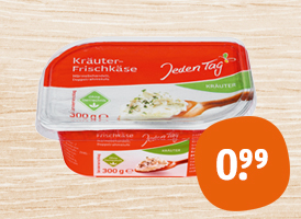 Jeden Tag Frischkäse