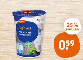 tegut... Joghurt oder fettarmer Joghurt 