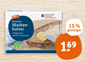 tegut... Deutsche Markenbutter