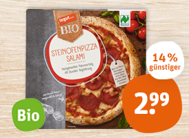 Naturland tegut... Bio-Steinofenpizza