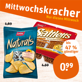 Lorenz Hof Chips, Naturals oder Saltletts