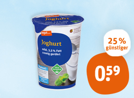 tegut... Joghurt oder fettarmer Joghurt