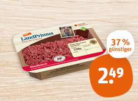 tegut... LandPrimus Rinderhackfleisch