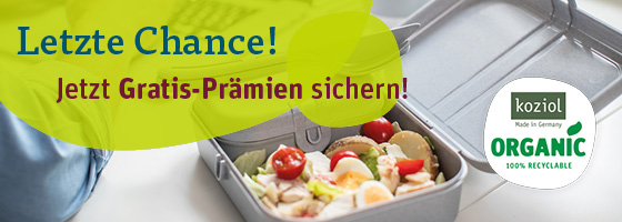 Letzte Chance! Jetzt Gratis-Prämien sichern!