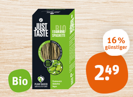 Just Taste Bio-Pasta aus Hülsenfrüchten