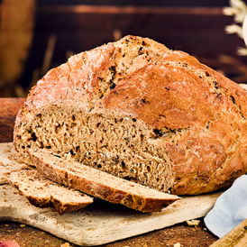 Bierbrot mit Röstzwiebeln