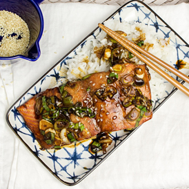 Teriyaki-Lachs